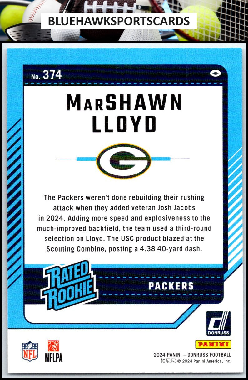 2024 Donruss #374 MarShawn Lloyd