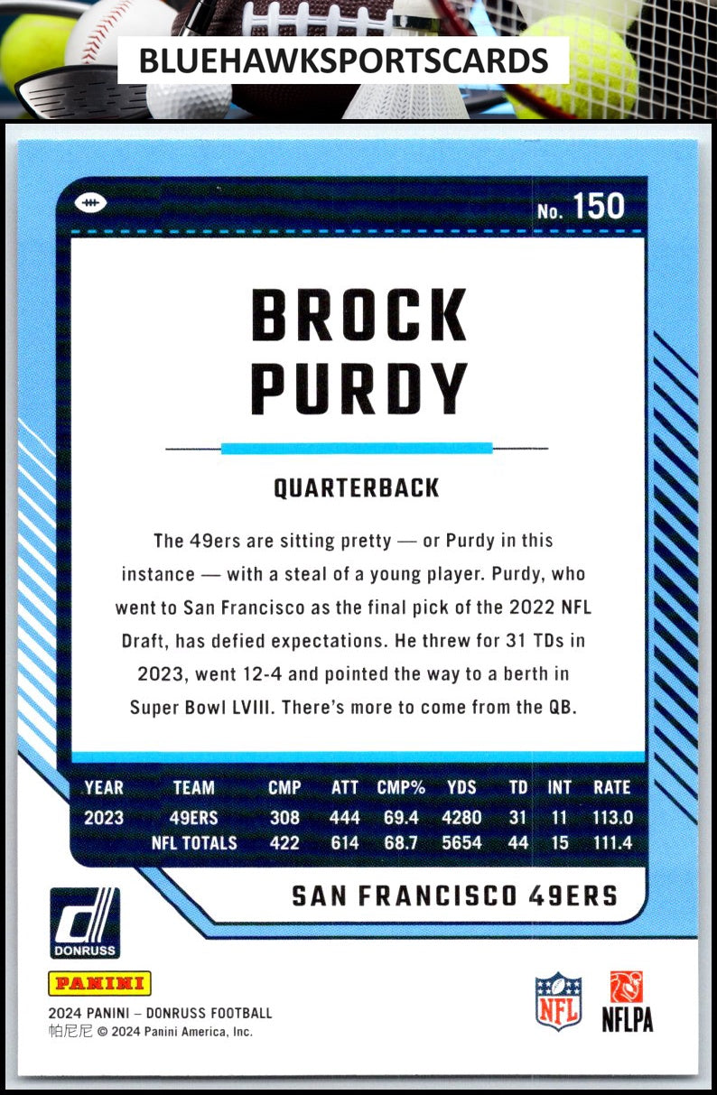 2024 Donruss #150 Brock Purdy