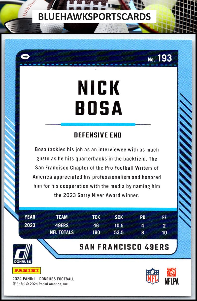 2024 Donruss #193 Nick Bosa