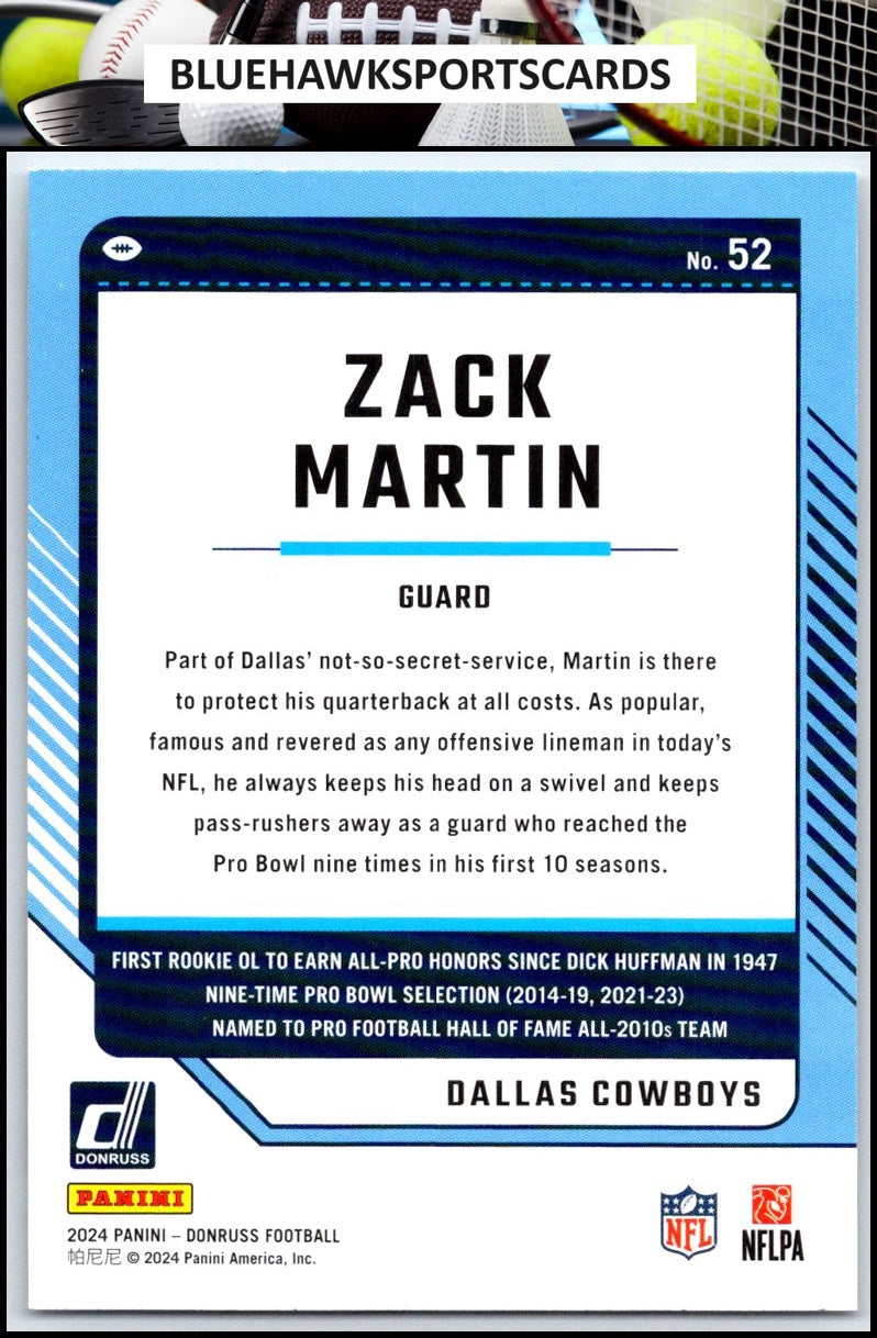 2024 Donruss #52 Zack Martin