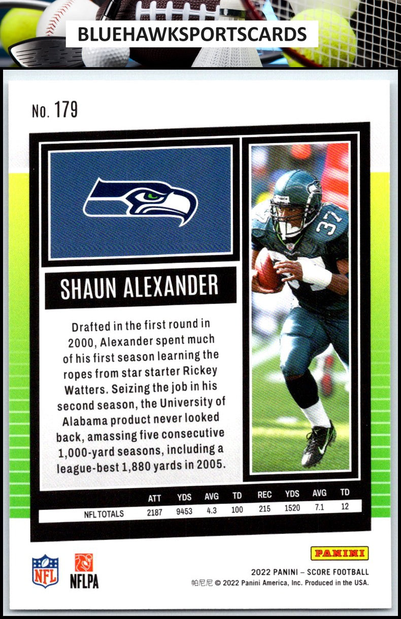 2022 Score #179 Shaun Alexander