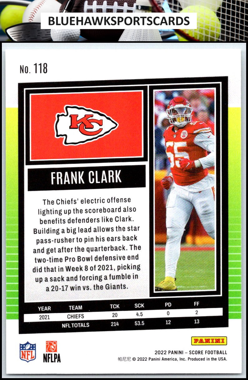 2022 Score #118 Frank Clark
