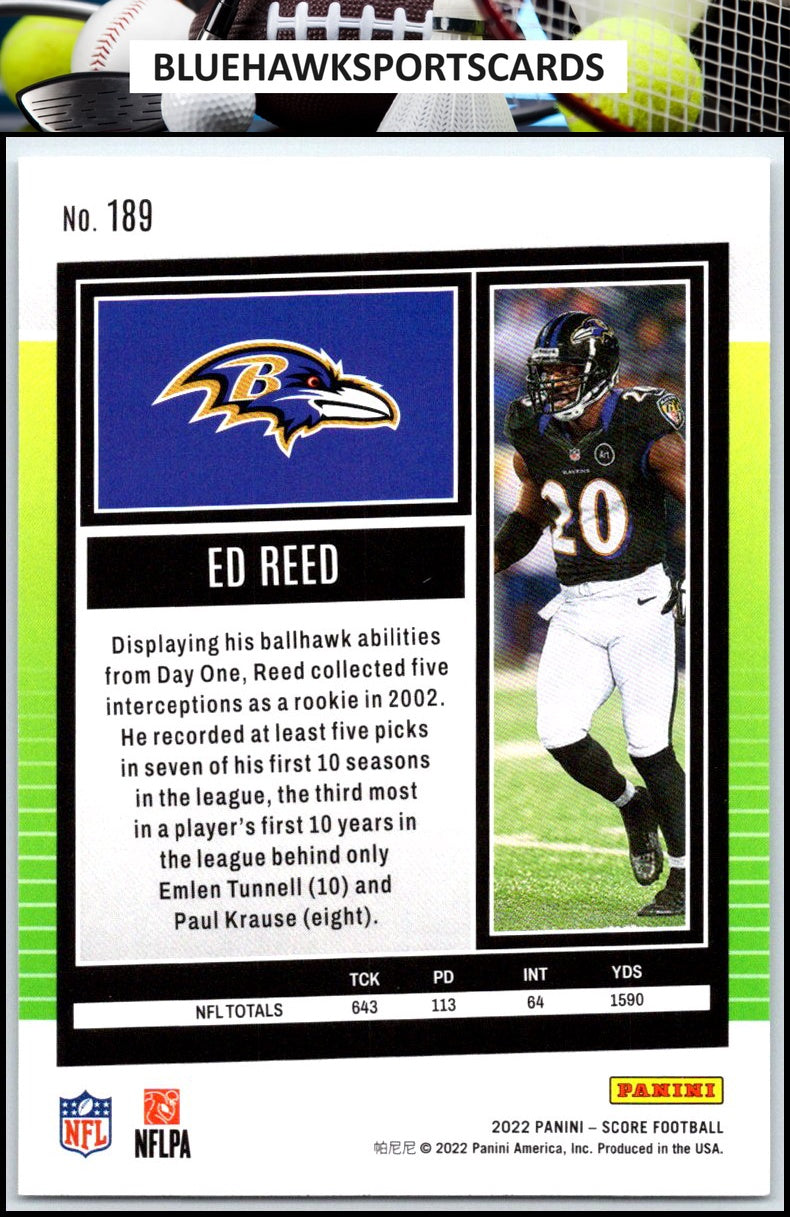 2022 Score #189 Ed Reed