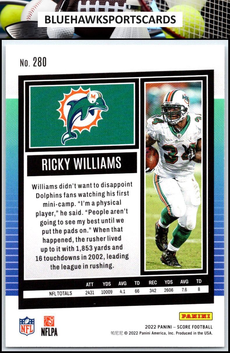 2022 Score #280 Ricky Williams