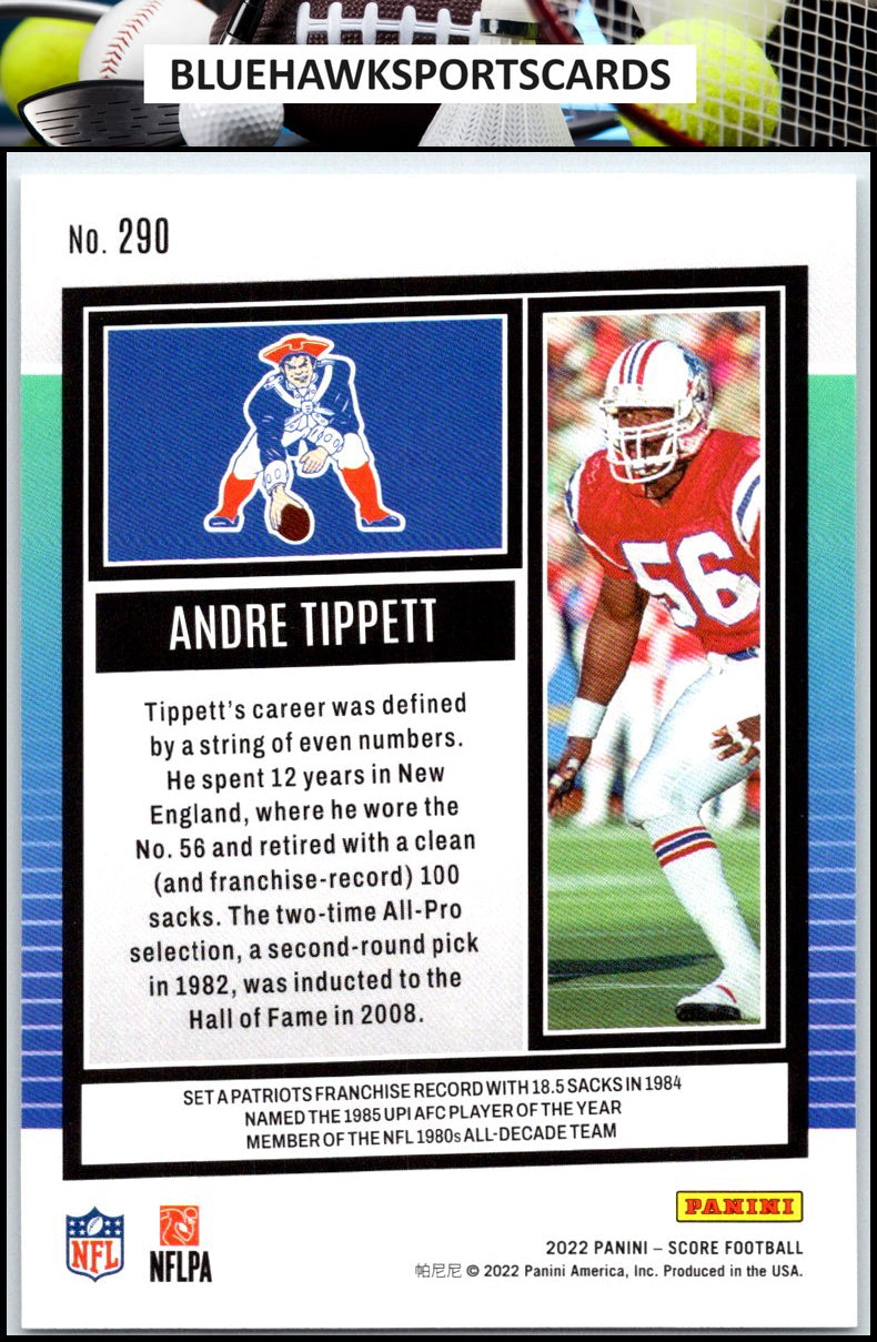 2022 Score #290 Andre Tippett