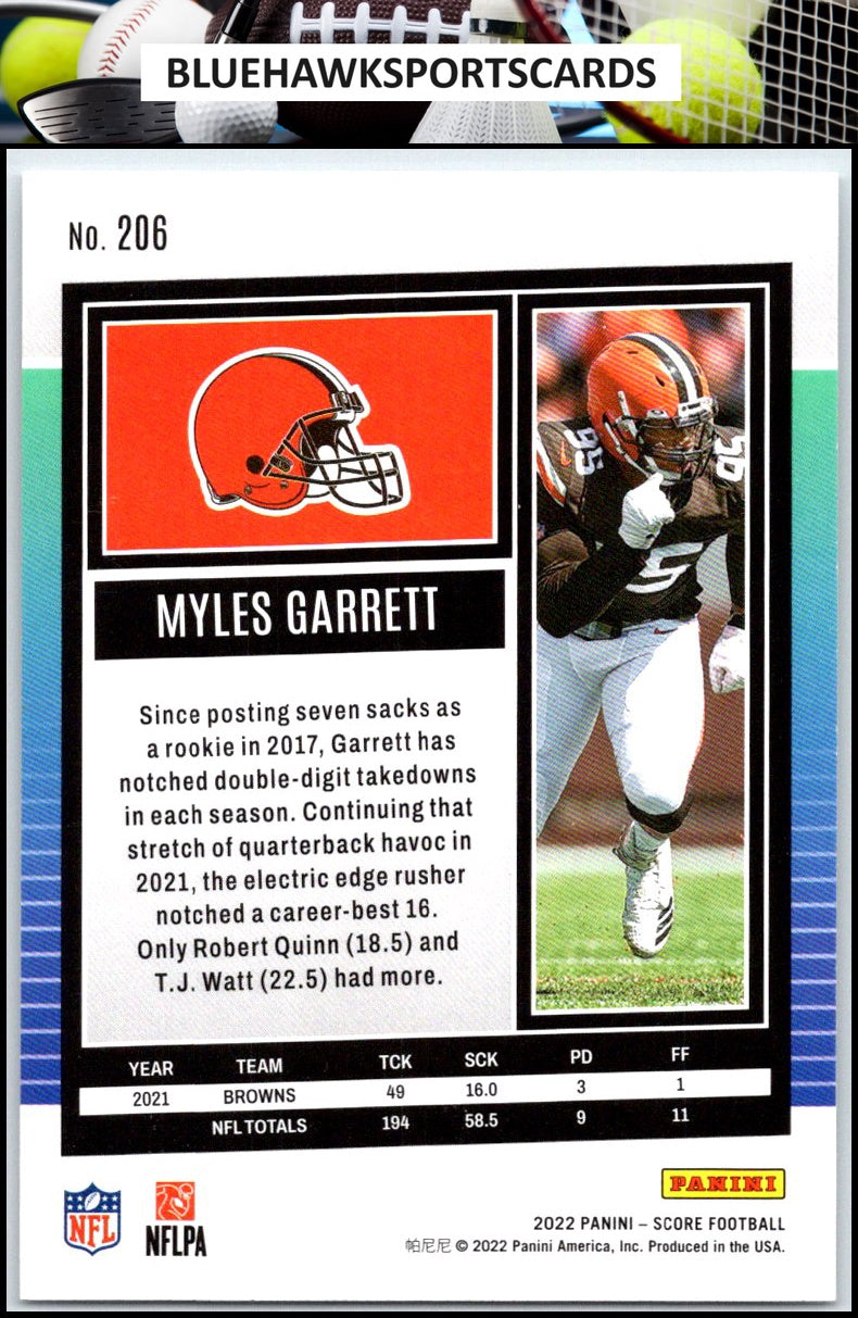 2022 Score #206 Myles Garrett