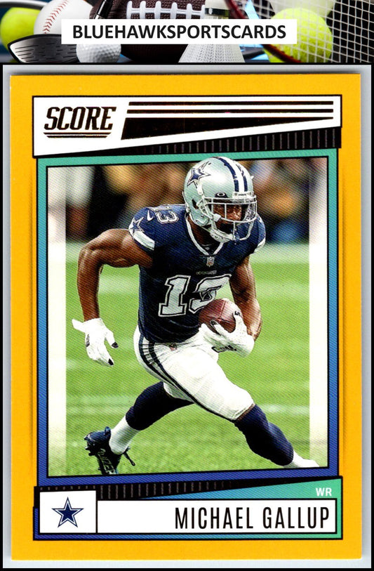 2022 Score #221 Michael Gallup Gold