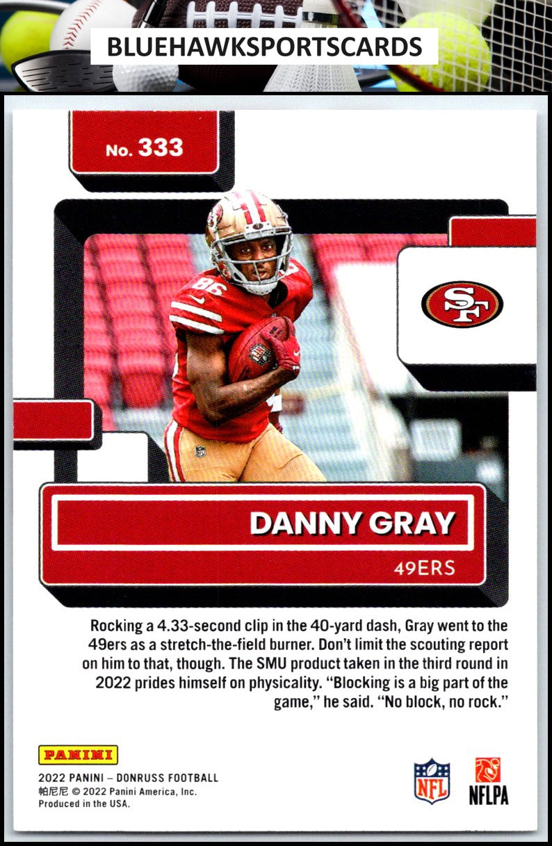 2022 Donruss #333 Danny Gray