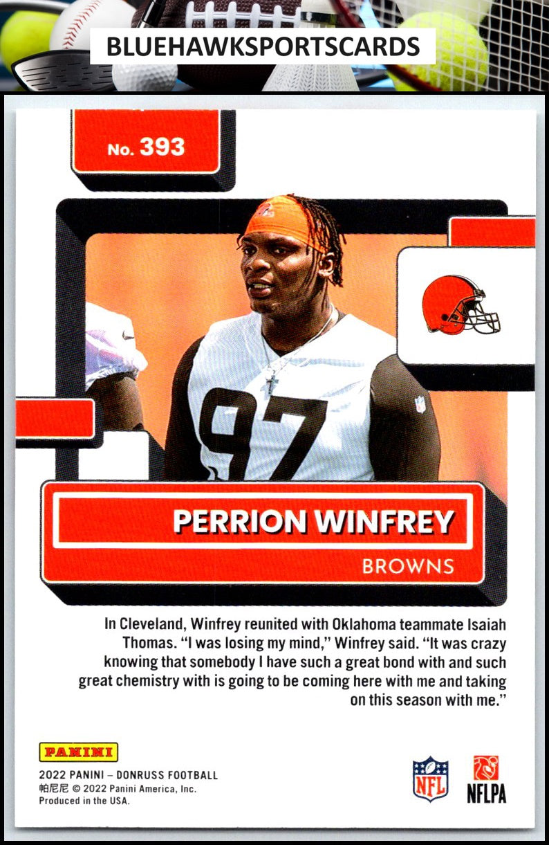 2022 Donruss #393 Perrion Winfrey