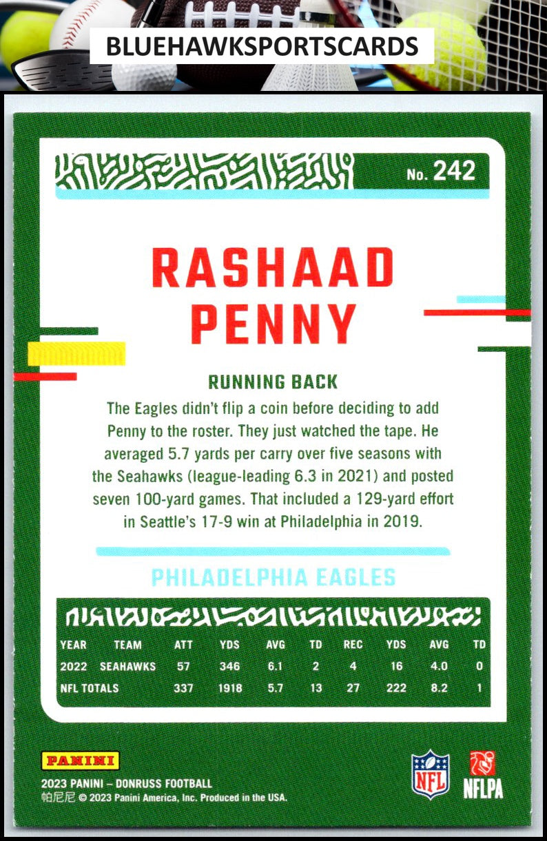 2023 Donruss #242 Rashaad Penny