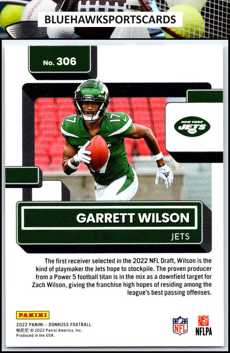 2022 Donruss #306 Garrett Wilson