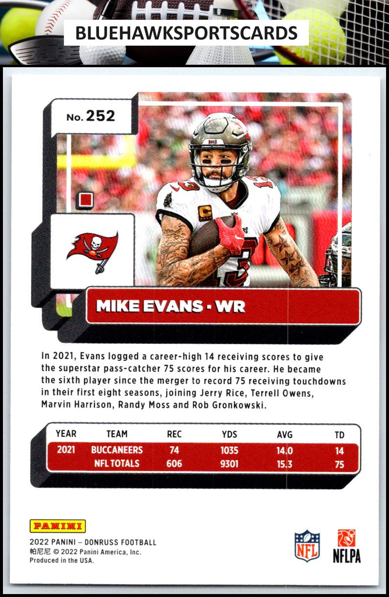 2022 Donruss #252 Mike Evans