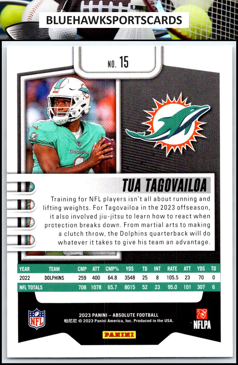 2023 Panini Absolute #15 Tua Tagovailoa Retail