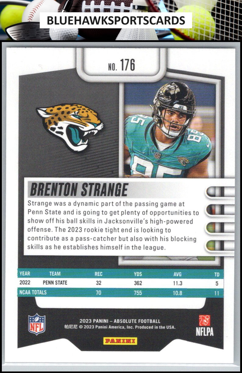 2023 Panini Absolute #176 Brenton Strange Retail