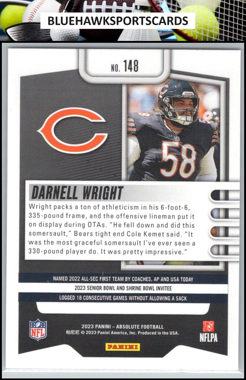 2023 Panini Absolute #148 Darnell Wright Retail