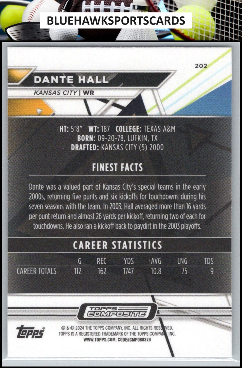 2023 Topps Composite #202 Dante Hall