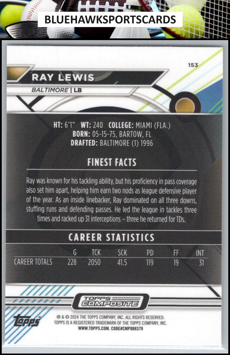 2023 Topps Composite #153 Ray Lewis