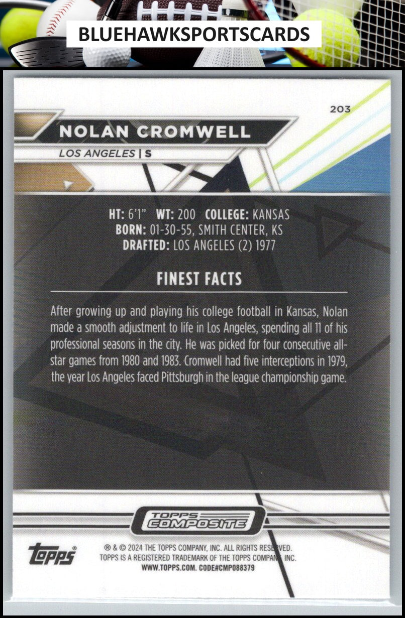 2023 Topps Composite #203 Nolan Cromwell