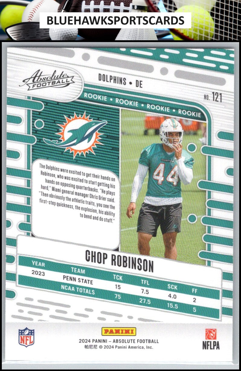 2024 Panini Absolute #121 Chop Robinson Retail