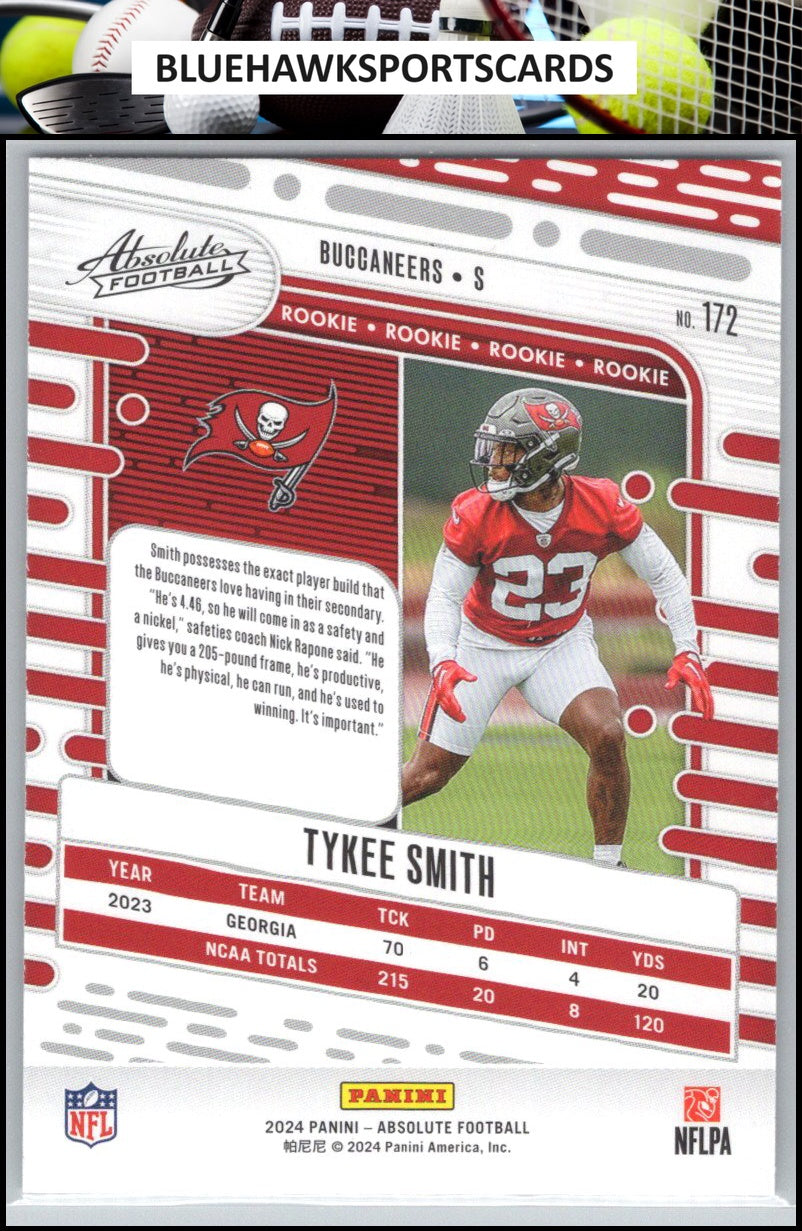 2024 Panini Absolute #172 Tykee Smith Retail