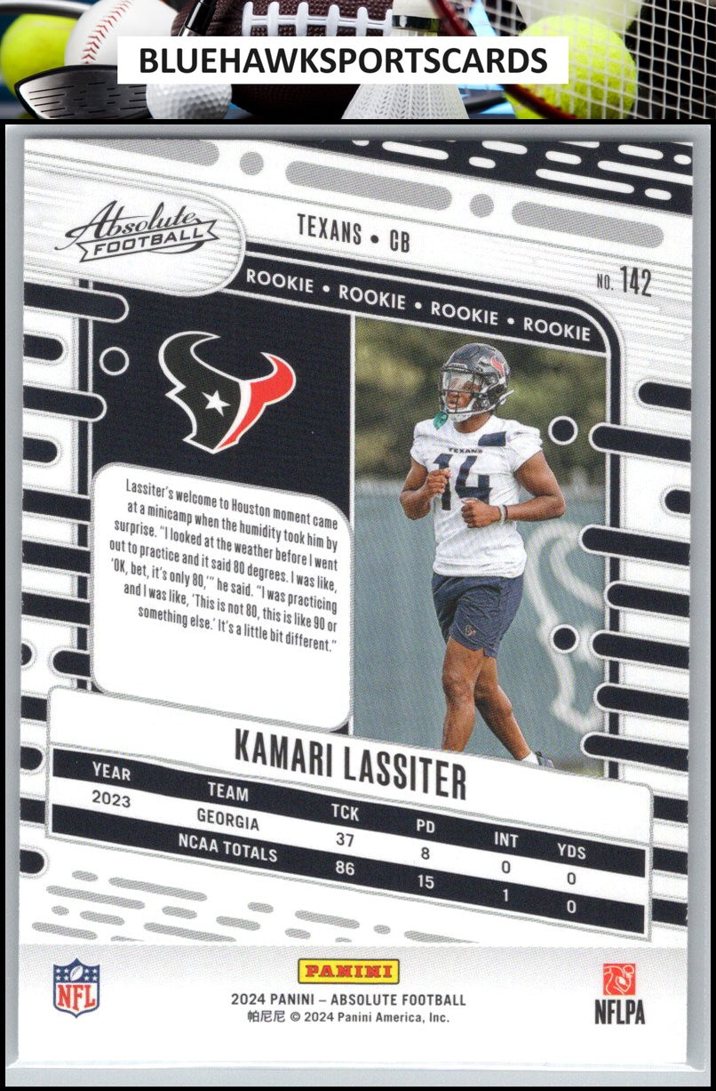 2024 Panini Absolute #142 Kamari Lassiter Retail