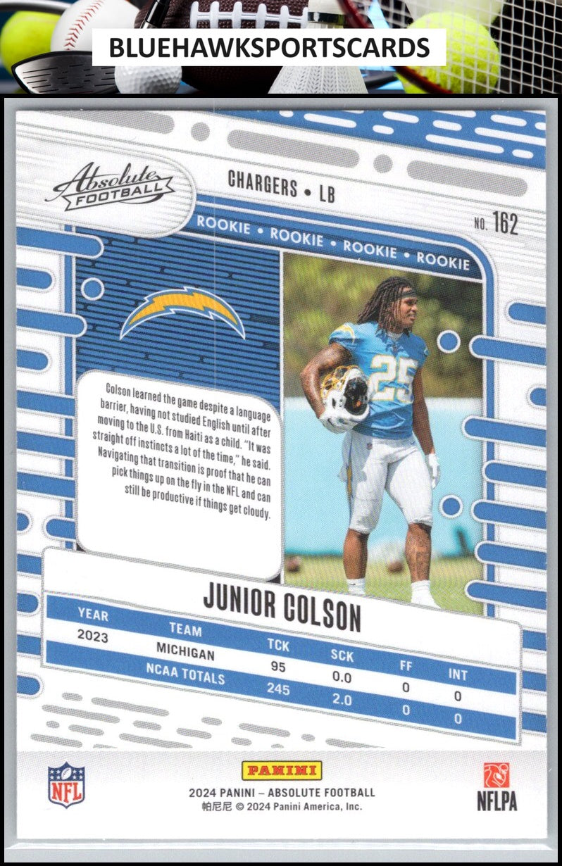 2024 Panini Absolute #162 Junior Colson Retail