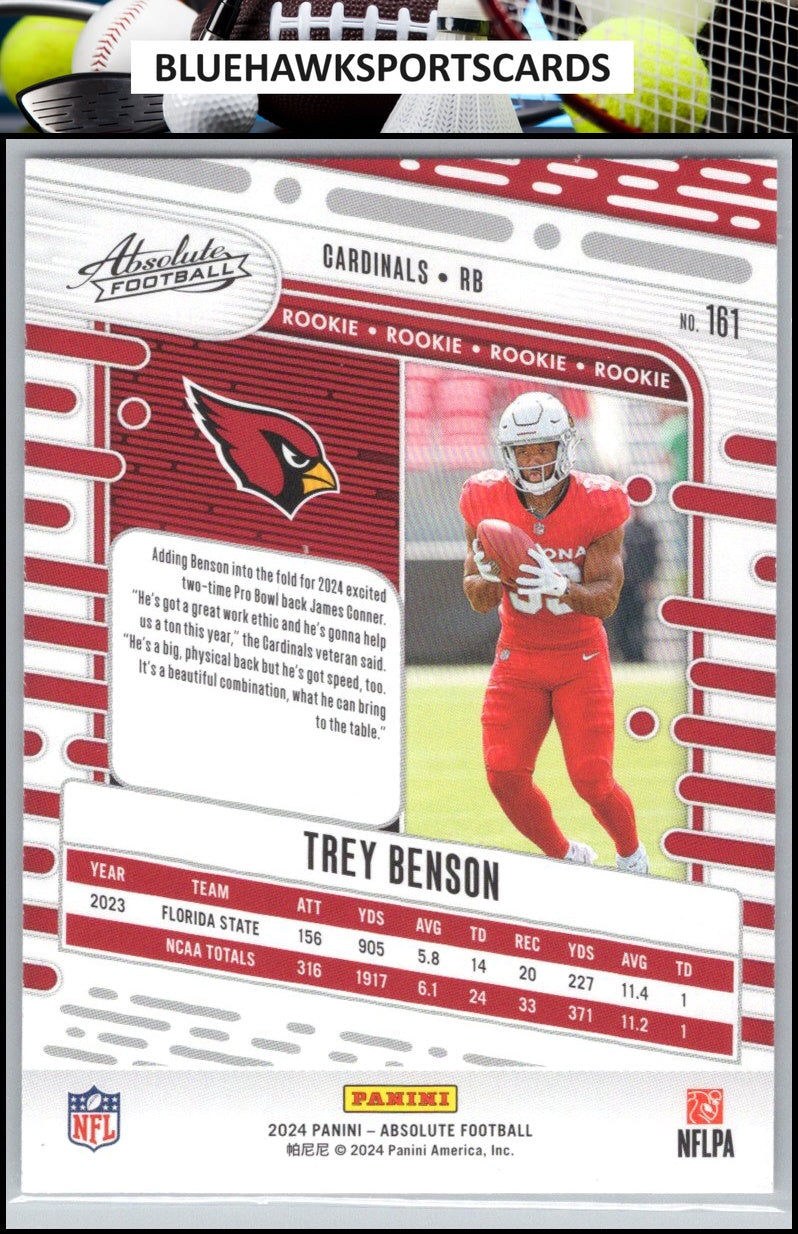 2024 Panini Absolute #161 Trey Benson Retail