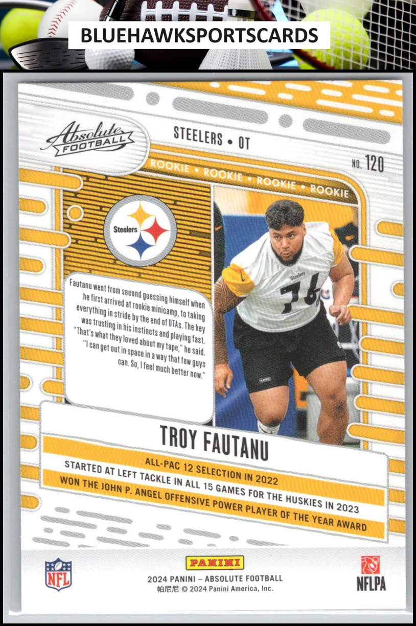 2024 Panini Absolute #120 Troy Fautanu Retail