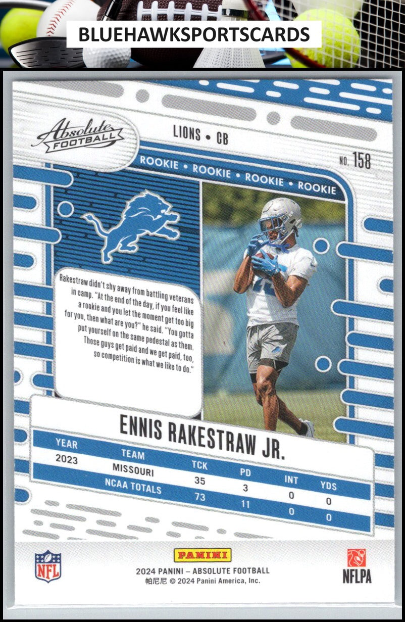 2024 Panini Absolute #158 Ennis Rakestraw Jr. Retail
