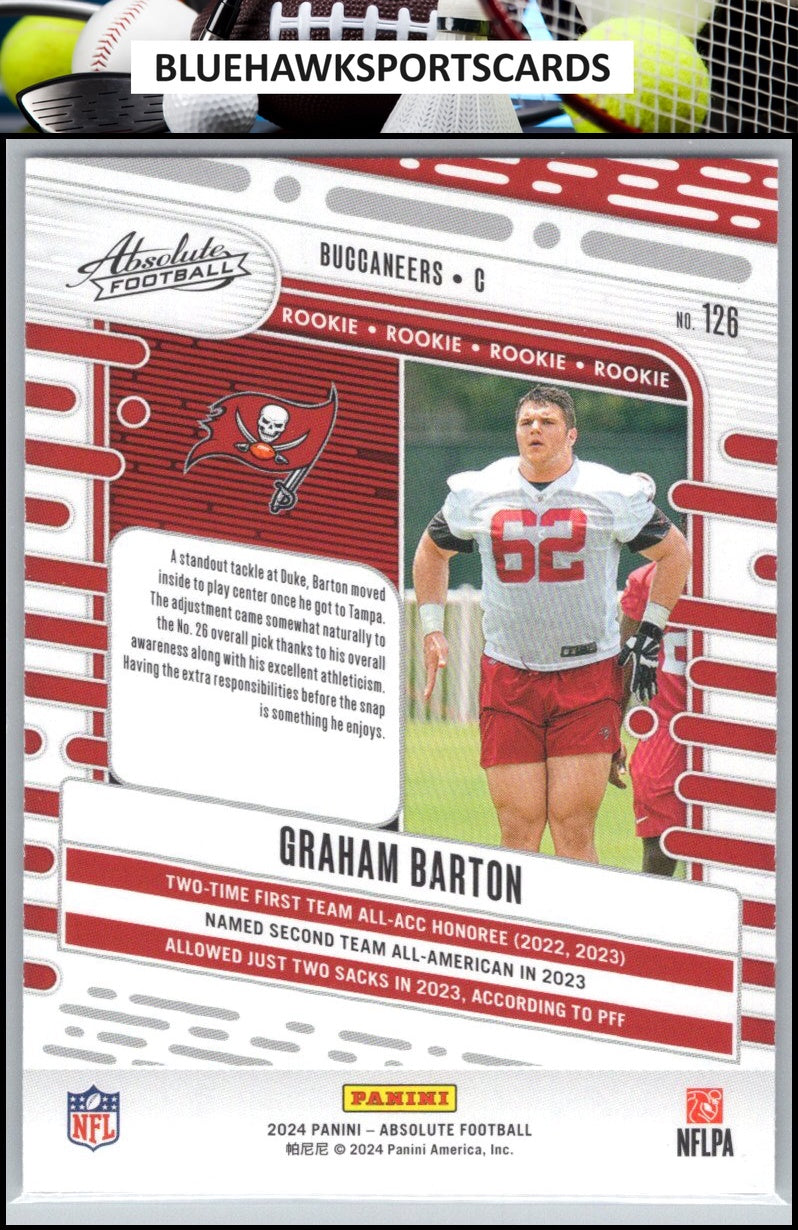 2024 Panini Absolute #126 Graham Barton Retail