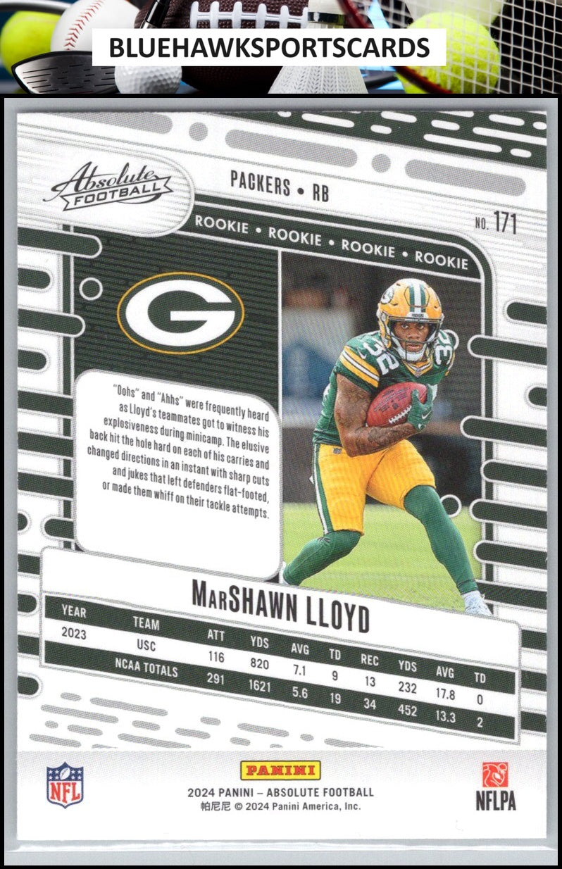 2024 Panini Absolute #171 MarShawn Lloyd Retail