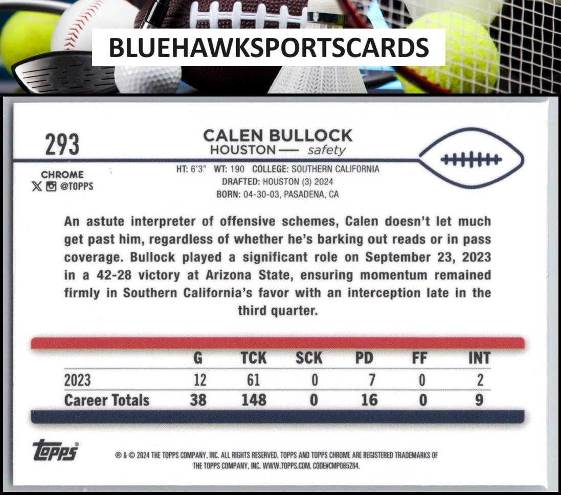 2024 Topps Chrome #293 Calen Bullock