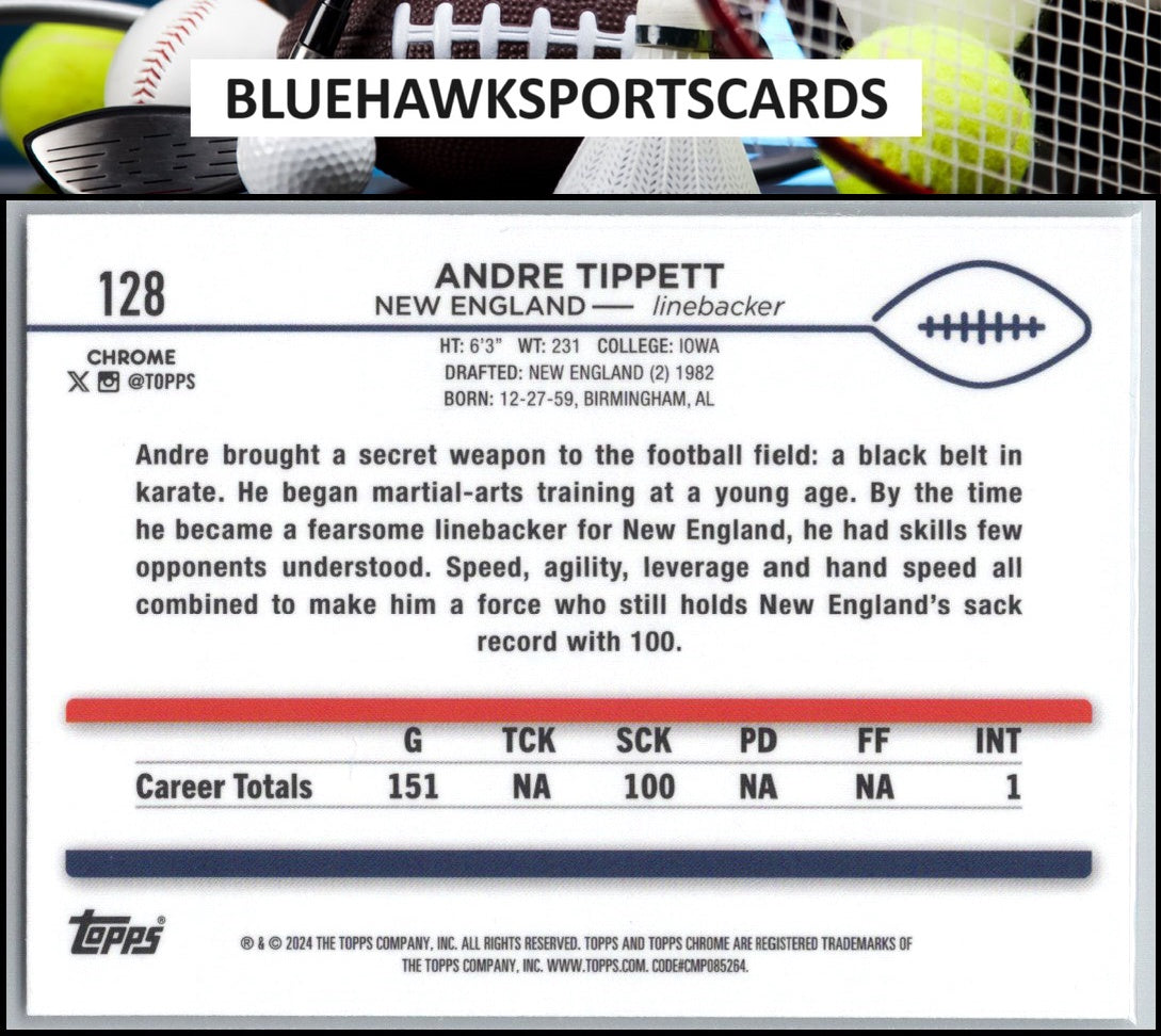 2024 Topps Chrome #128 Andre Tippett