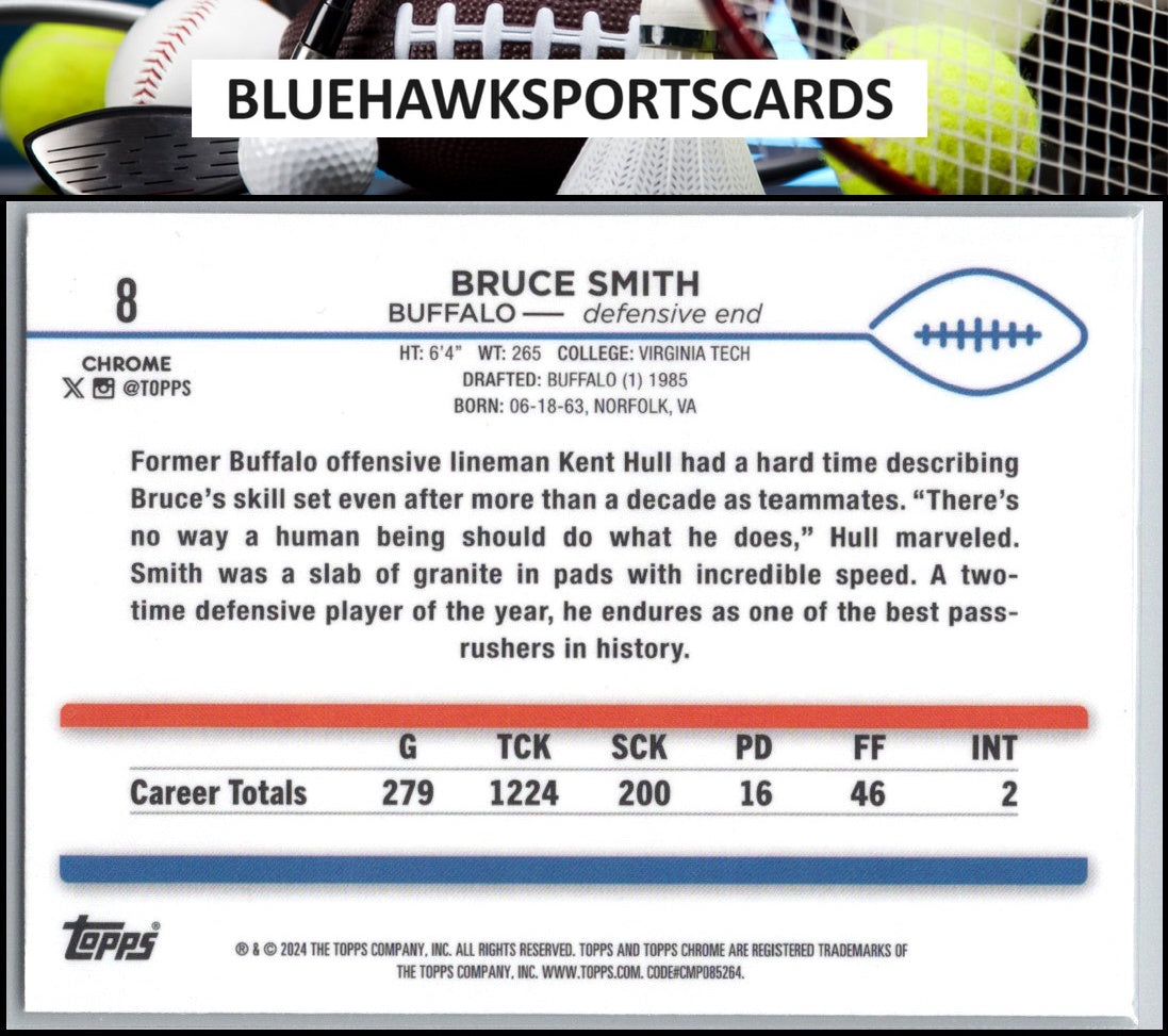 2024 Topps Chrome #8 Bruce Smith