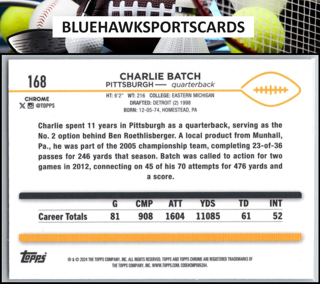 2024 Topps Chrome #168 Charlie Batch