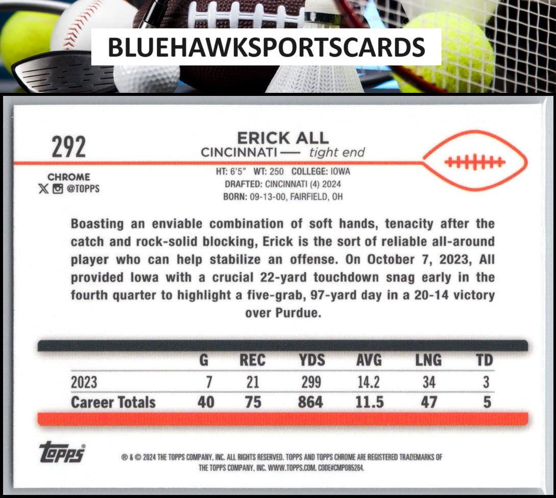 2024 Topps Chrome #292 Erick All