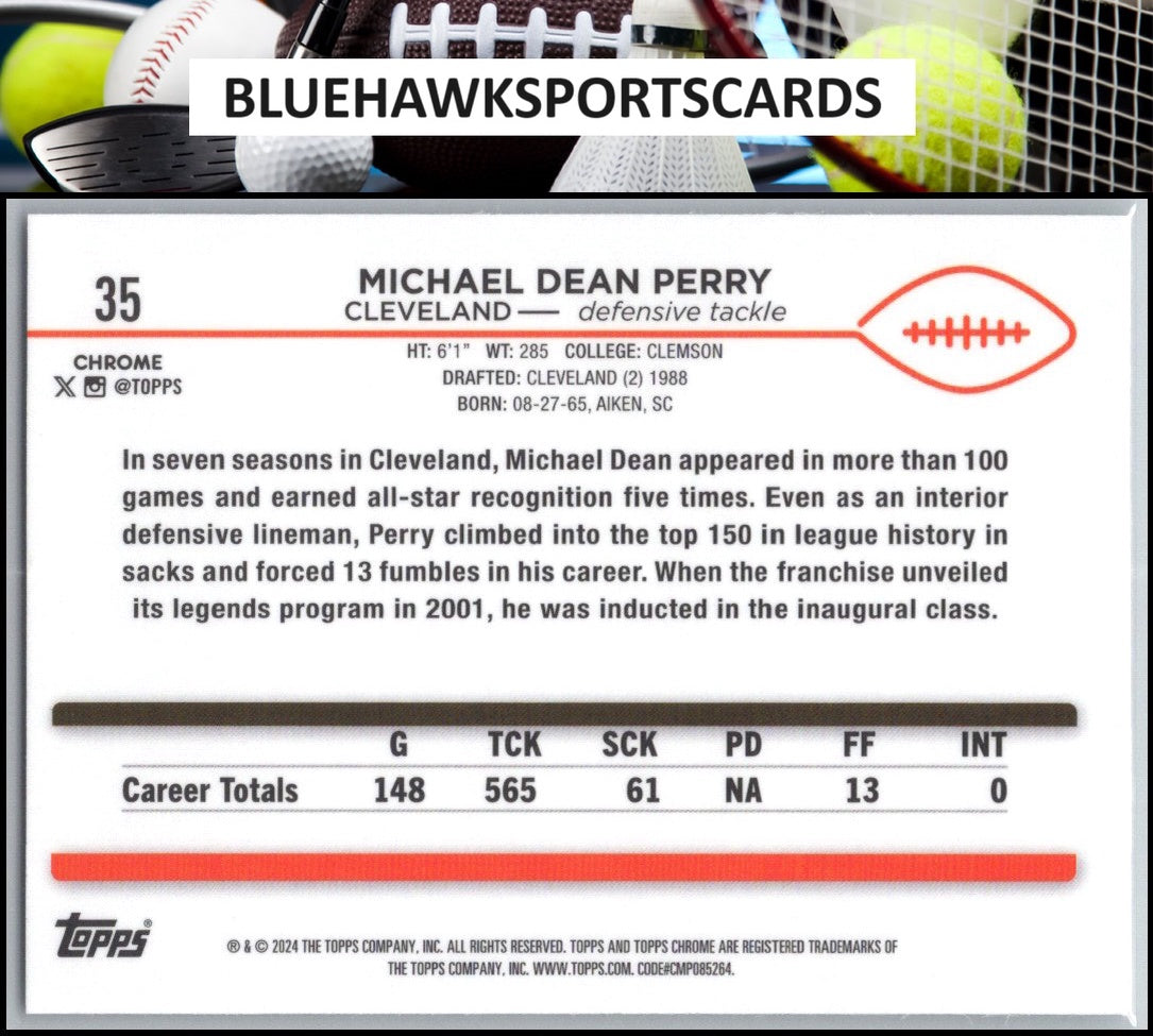 2024 Topps Chrome #35 Michael Dean Perry