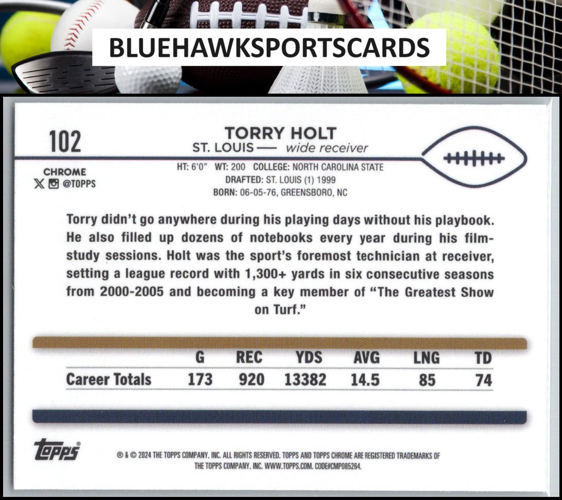 2024 Topps Chrome #102 Torry Holt