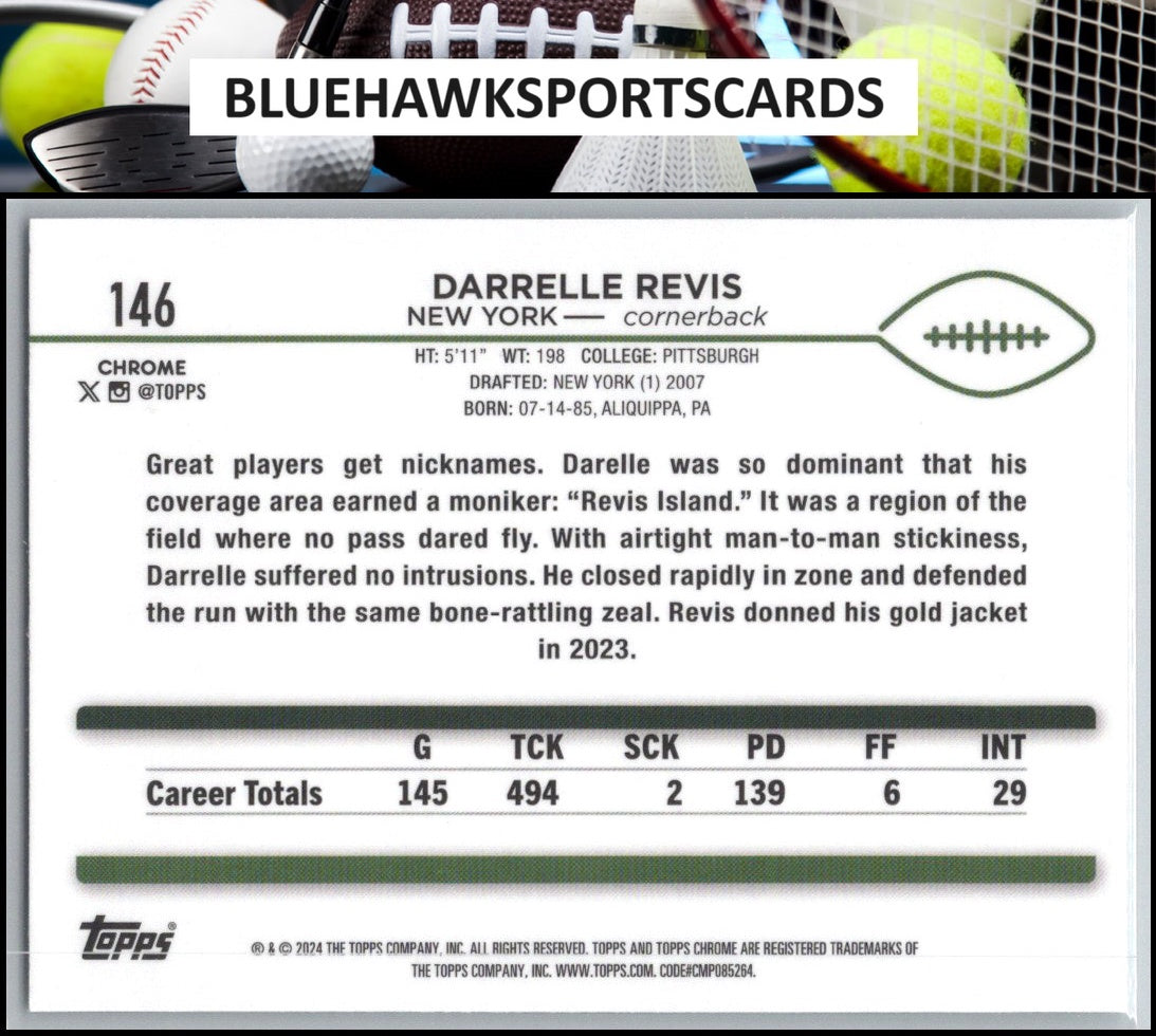 2024 Topps Chrome #146 Darrelle Revis