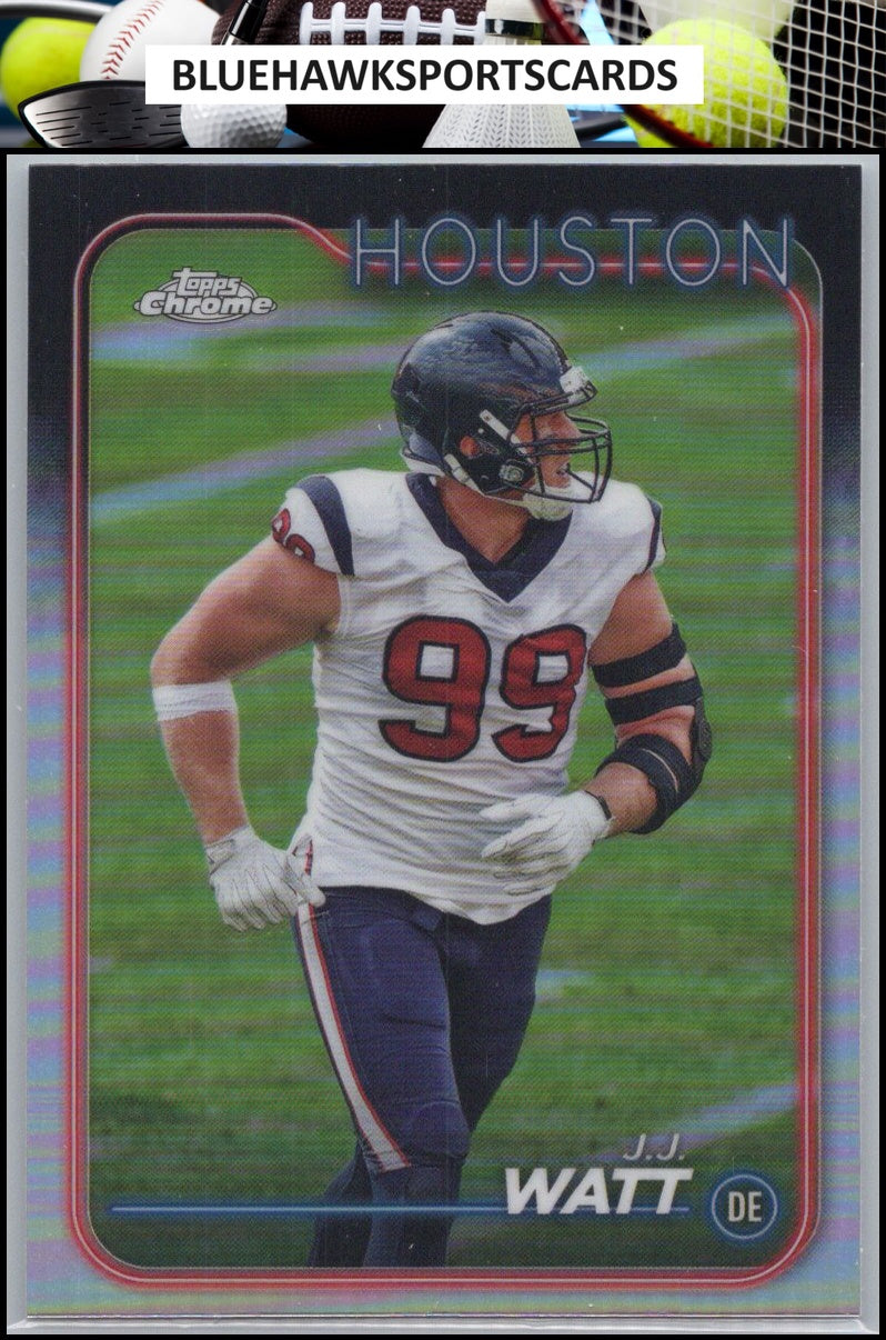 2024 Topps Chrome #82 J.J. Watt Refractor