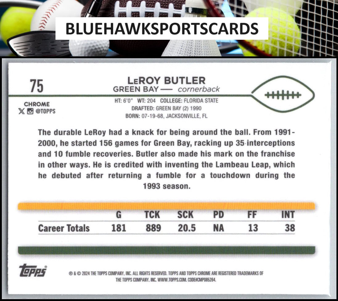 2024 Topps Chrome #75 LeRoy Butler
