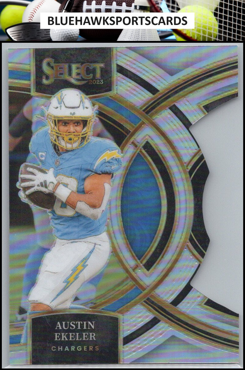 2023 Panini Select #169 Austin Ekeler Silver Prizms Die Cuts