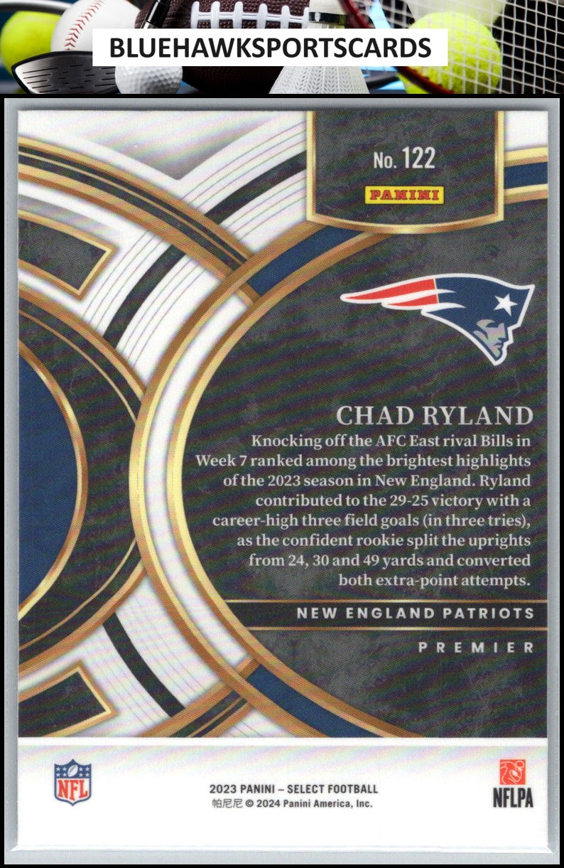 2023 Panini Select #122 Chad Ryland