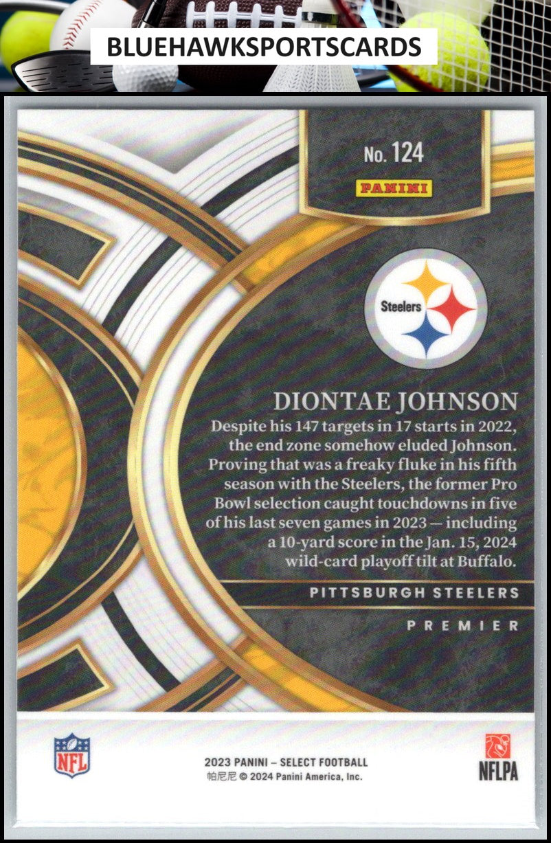 2023 Panini Select #124 Diontae Johnson