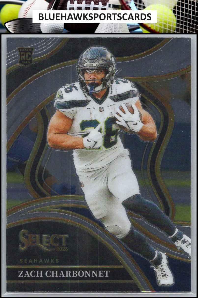 2023 Panini Select #202 Zach Charbonnet
