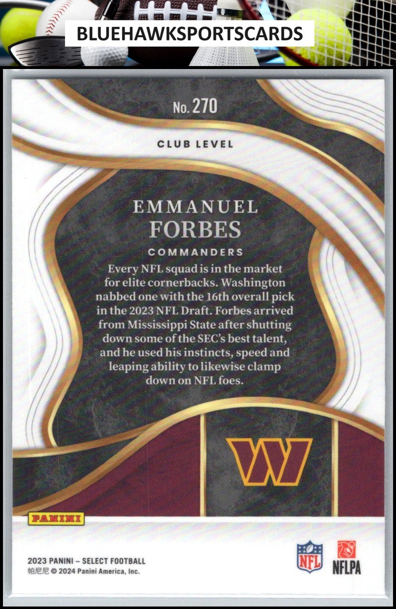 2023 Panini Select #270 Emmanuel Forbes