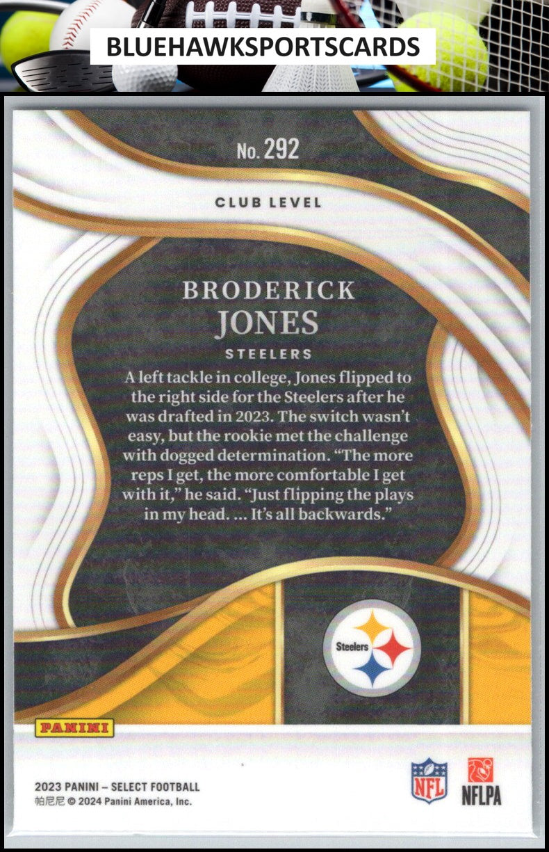 2023 Panini Select #292 Broderick Jones