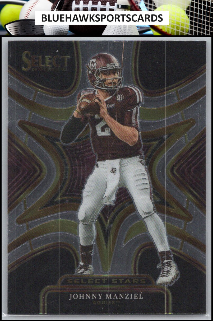 2023 Panini Select Draft Picks #SS-JM Johnny Manziel Select Stars