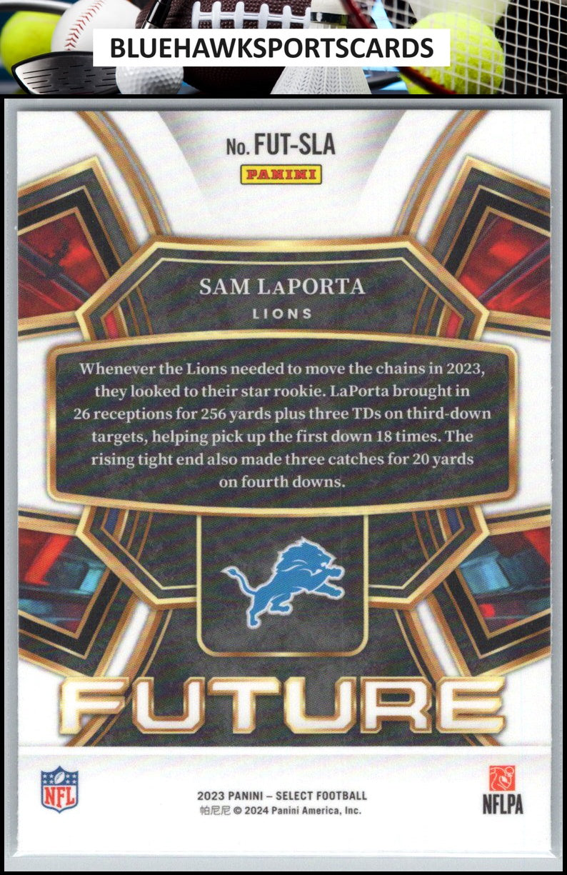 2023 Panini Select #FUT-SLA Sam LaPorta Future