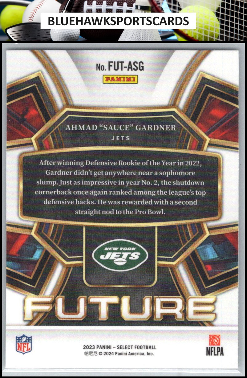 2023 Panini Select #FUT-ASG Ahmad "Sauce" Gardner Future